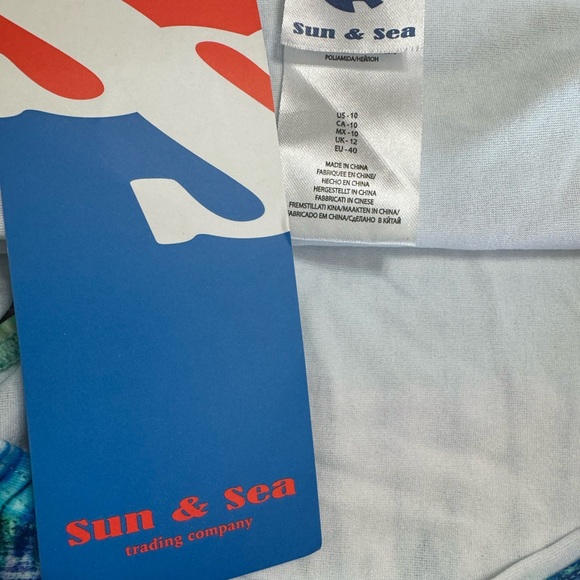 NWT SUN & SEA HIGH WAIST BIKINI BOTTOMS SIZE: 10 #H - Picture 4 of 5